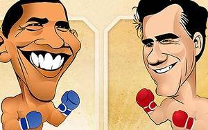 دومین مناظره باراک اوباما و میت رامنی برگزار شد