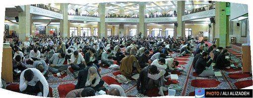 تصاویر : مراسم دعای عرفه در تهران