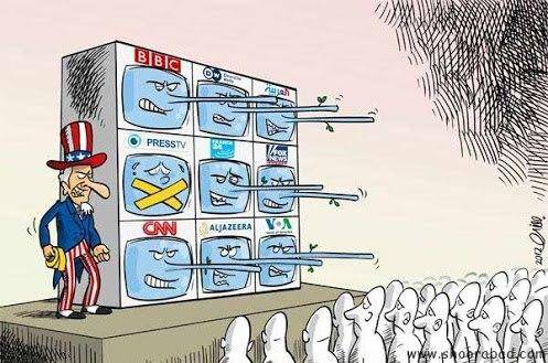 کاریکاتور/ حقیقت آزادی بیان در غرب