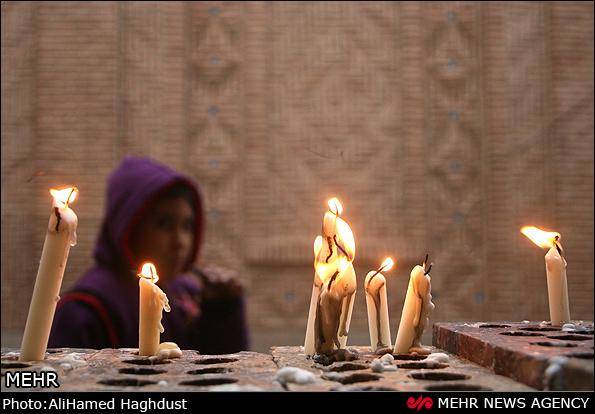 گزارش تصویری/ آئین شمع گذاری و شمع گردانی در تبریز