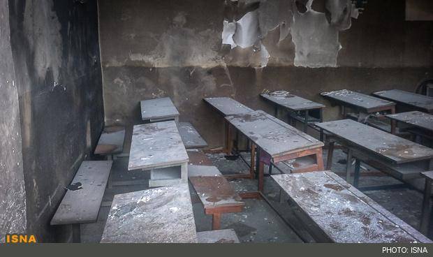 آتش سوزی در مدرسه دخترانه پیرانشهر (گزارش تصویری)  (۱۲ نظر)