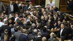 عکس: درگیری در اولین جلسه پارلمان جدید اوکراین