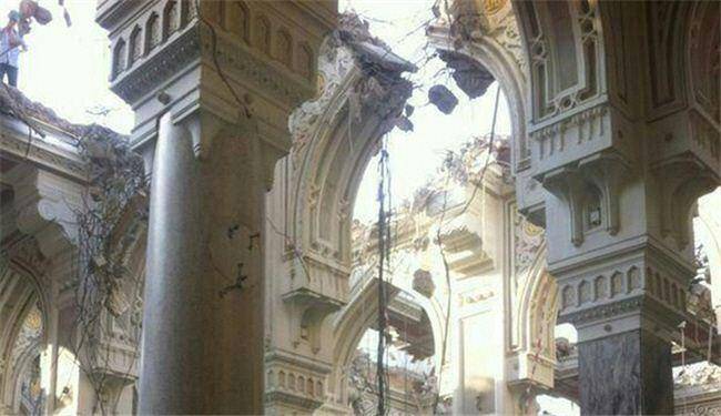 آغاز تخریب مسجد الحرام/ عکس