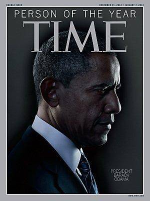 مجله تایم آمریکا اوباما راشخصیت سال 2012 معرفی کرد