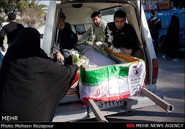 گزارش تصویری/ تشییع پیکر دو شهید در بهشهر