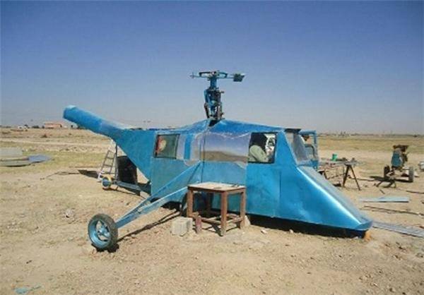 هلی‌کوپتر دست ساز عراقی/ تصاویر