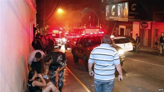 ۲۴۵ تن در آتش سوزی در یک کلوپ شبانه در جنوب برزیل کشته شدند