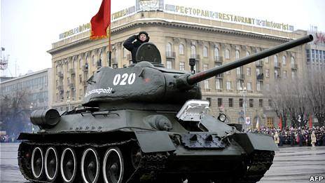 مراسم هفتادمین سالگرد نبرد استالینگراد در روسیه