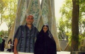 دیدار و دلجویی فرزند آیت الله منتظری با مادر ستار بهشتی