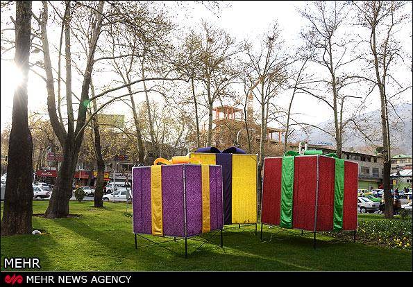 نمادهای نوروزی در سطح شهر تهران (عکس)