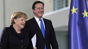رهبران بریتانیا و آلمان درباره 'اصلاحات در اتحادیه اروپا' مذاکره می‌کنند