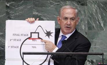 واکنش نتانیاهو به انتقادات مخالفان : ایران از خط قرمزی که کشیدم رد نشده است