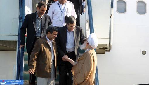 تصاویر:سفر احمدی نژاد به استان گیلان