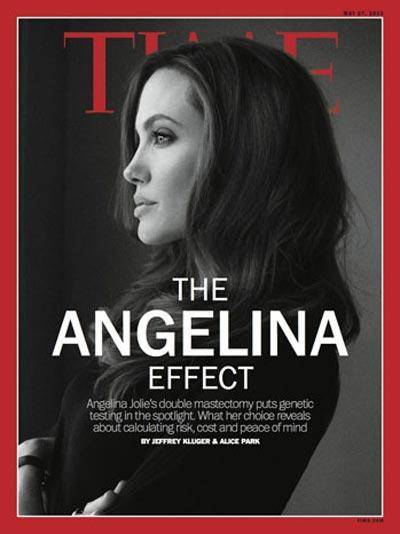 آنجلینا جولی روی جلد مجله تایم (عکس)