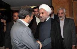 احمدی نژاد با حسن روحانی دیدار کرد