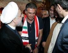 ملی پوشان به دیدار روحانی رفتند؛ رییس جمهور منتخب قول کمک بیدریغ به فوتبال داد