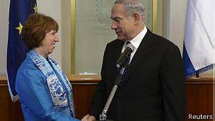 درخواست اسرائیل از کاترین اشتون: اتحادیه اروپا فشار بر ایران را افزایش دهد
