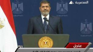 هشدار مرسی: نا آرامی‌ها مصر را فلج می‌کند