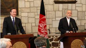 تاکید رهبران افغانستان و بریتانیا بر ادامه روند صلح