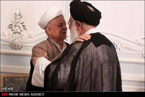 دیدار علم الهدی با هاشمی رفسنجانی در مشهد