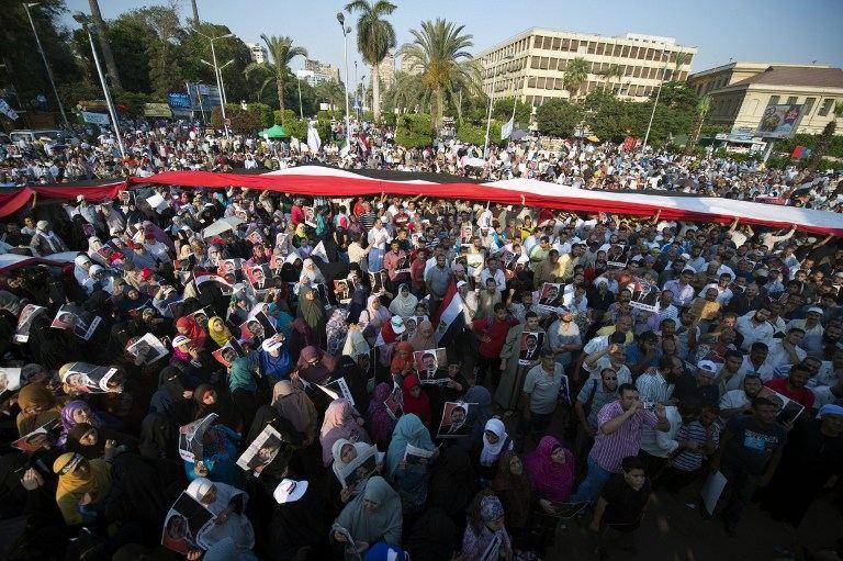 حامیان مرسی در قاهره/عکس