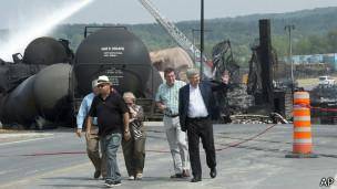 نخست وزیر کانادا: محل انفجار قطار سوخت مانند منطقه جنگی است