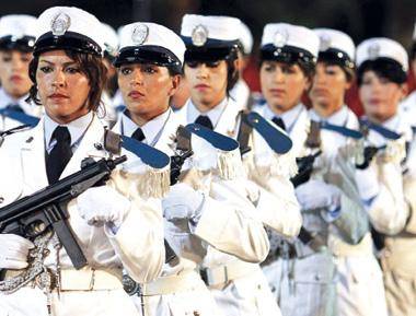 زنان پلیس در الجزایر (عکس)