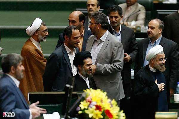 همراه روحانی در جلسه امروز مجلس/عکس