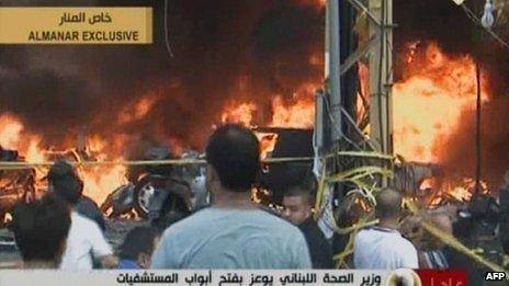 انفجار یک بمب در جنوب بیروت