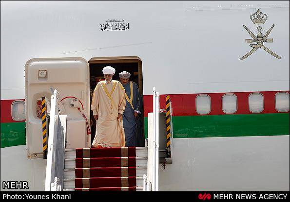 تصاویر / ورود سلطان قابوس به ایران