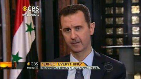 هشدار اسد به آمریکا؛ "در صورت حمله به سوریه آمریکایی‌ها منتظر هر چیزی باشند"