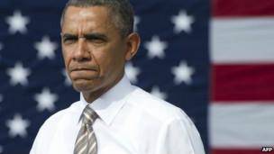 اوباما جمهوری خواهان را به 'اخاذی' متهم کرد