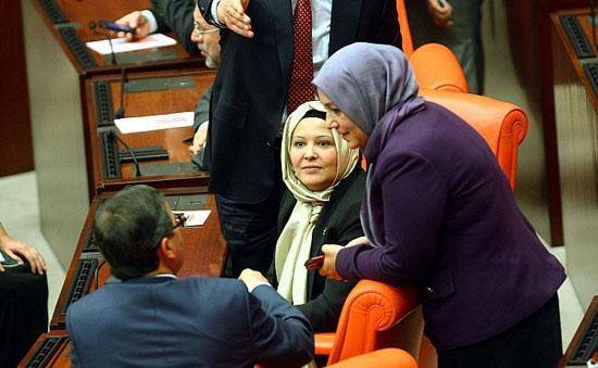 حجاب در پارلمان ترکیه /تصاویر