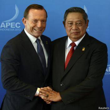 استرالیا از رئیس جمهوری و وزیران اندونزی جاسوسی می‌کرد