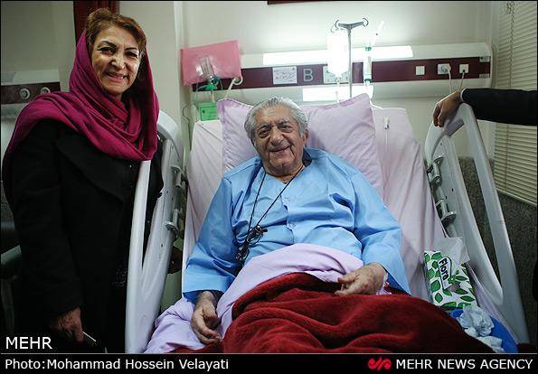 عزت الله انتظامی در بیمارستان/عکس
