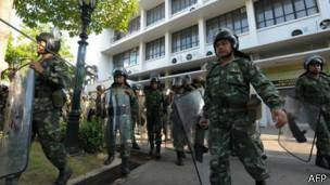 ارتش تایلند در بانکوک مستقر شد