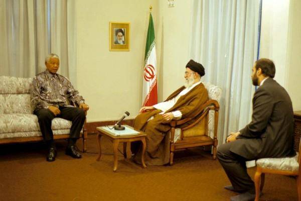 رابطه ماندلا با مقامات ایران/ عکس