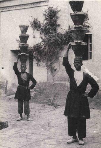 عکس/ ماست تقاری در دوره قاجار