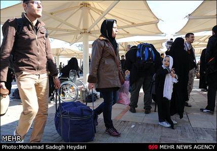 تصاویر/زائران اربعین حسینی در مرز مهران