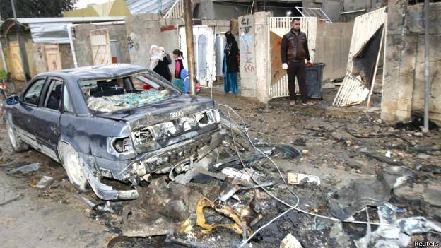 ده‌ها نفر در چند بمبگذاری عراق کشته شدندریشه خشونت های جاری در عراق <dc:title />          در فلوجه چه خبر است؟<dc:title />          