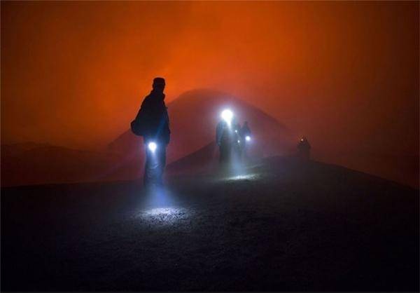 لبه آتشفشان از نمایی نزدیک (+عکس)