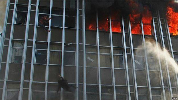 گزارش آتش‌نشانی تهران به شورای شهر درباره حادثه خیابان جمهوری