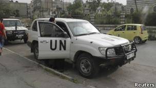 تیراندازی به سوی کاروان سازمان ملل در حمصنقض آتش بس سه روزه در حمص <dc:title />          