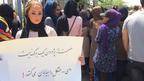 اعتراض به بریدن درخت‌های باغ سیب مهرشهر کرج