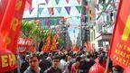 عکس: درگیری پلیس و تظاهرکنندگان در روز جهانی کارگر در استانبول