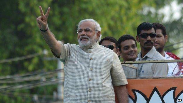 نخست‌وزیر منتخب هند آماده جشن پیروزی می‌شودنارندرا مودی کیست؟<dc:title />          نارندرا مودی پیروزی خود را فصلی جدید در تاریخ هند دانست<dc:title />          