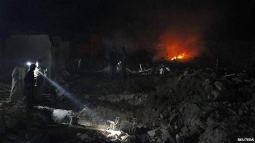حداقل سیزده کشته در حمله موشکی به شمال شرقی سوریه