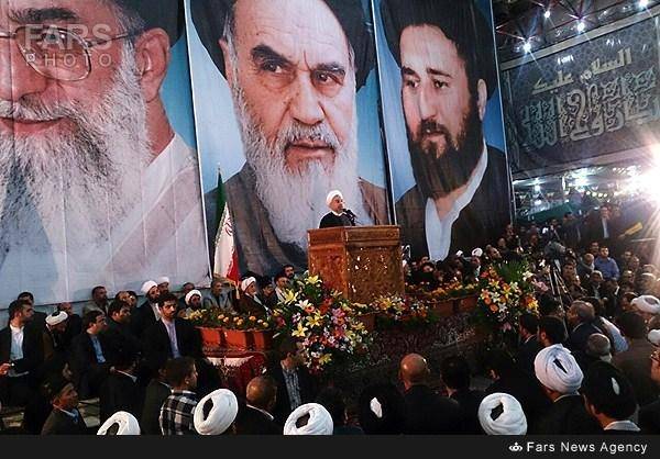 مراسم بزرگداشت ارتحال امام با حضور روحانی (+عکس)