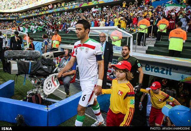 بازی ایران و نیجریه در جام جهانی (عکس)