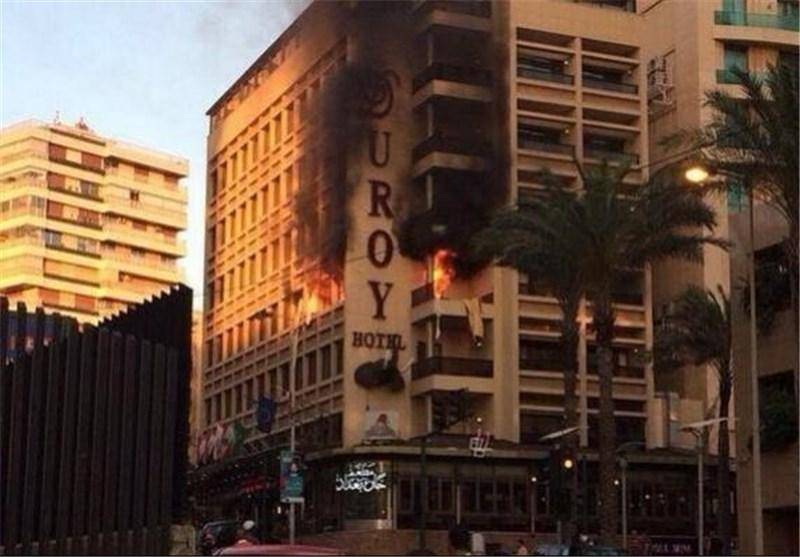 انفجار عامل انتحاری درهتل بیروت/تصاویر